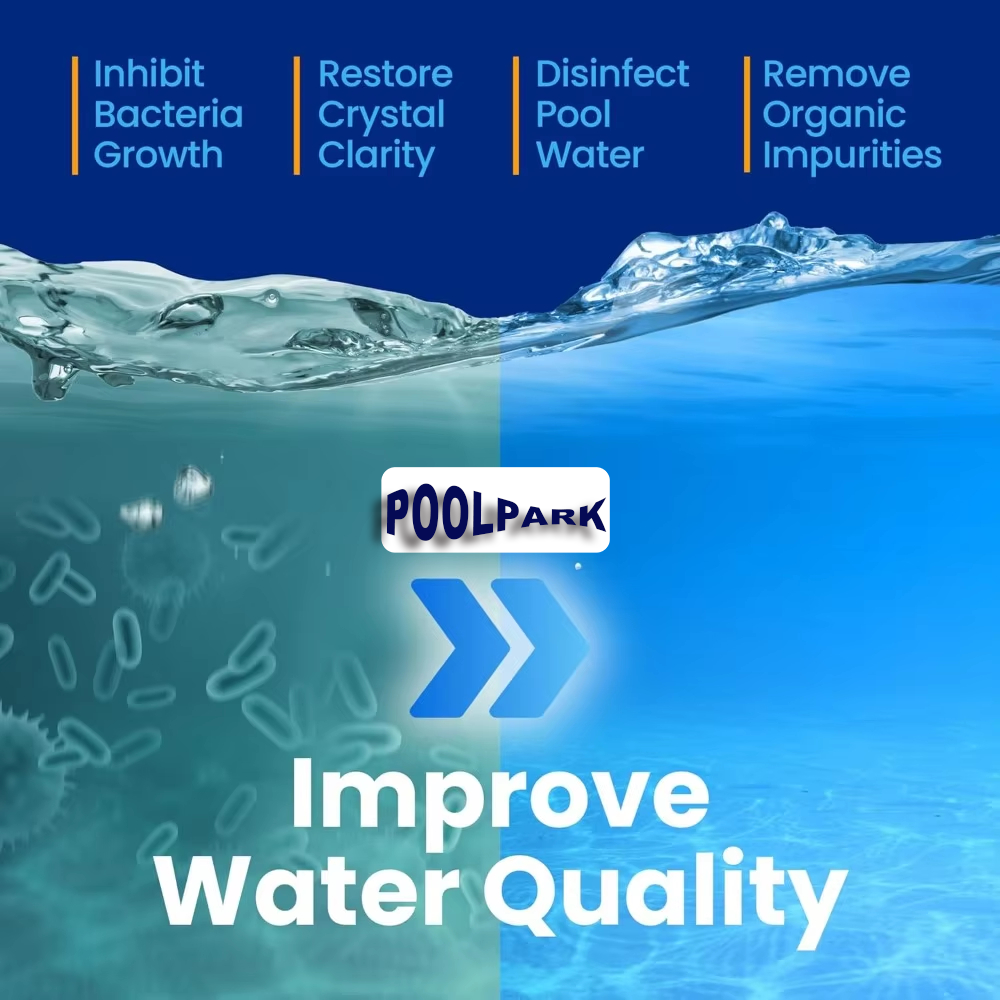 50lbs 68% Calcium Hypochlorite Pool Shock for Swimming Pools - Chlorine Granules Swimming Pool Shock 50 lbs Bucket - Pool Chlorine for Inground and Above Ground Pool Treatment, Saltwater