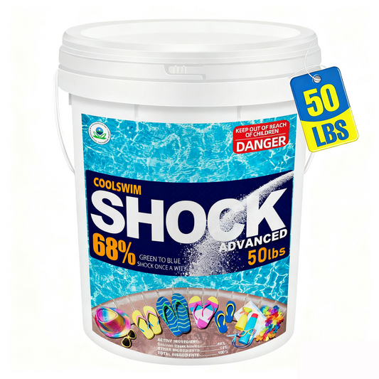 50lbs 68% Calcium Hypochlorite Pool Shock for Swimming Pools