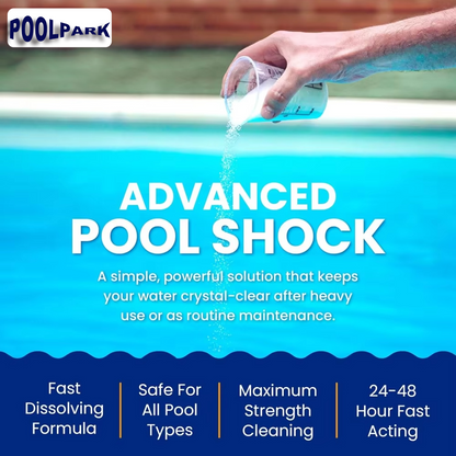 50lbs 68% Calcium Hypochlorite Pool Shock for Swimming Pools - Chlorine Granules Swimming Pool Shock 50 lbs Bucket - Pool Chlorine for Inground and Above Ground Pool Treatment, Saltwater